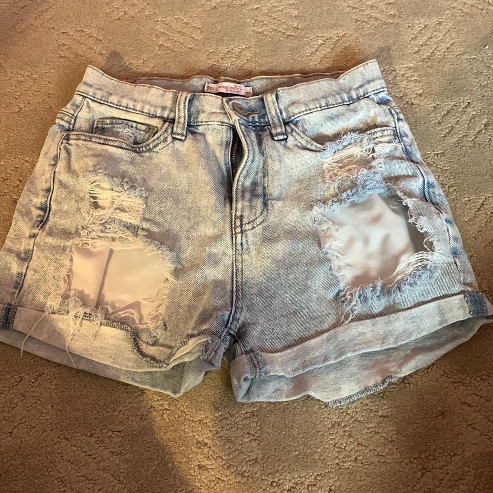 SO vintage stretch mom shorts